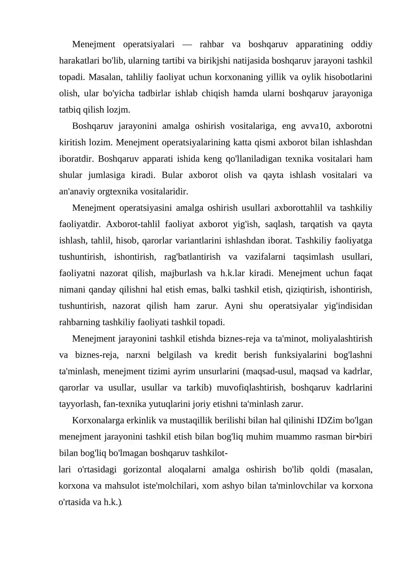 Menejment funksiyalari 3