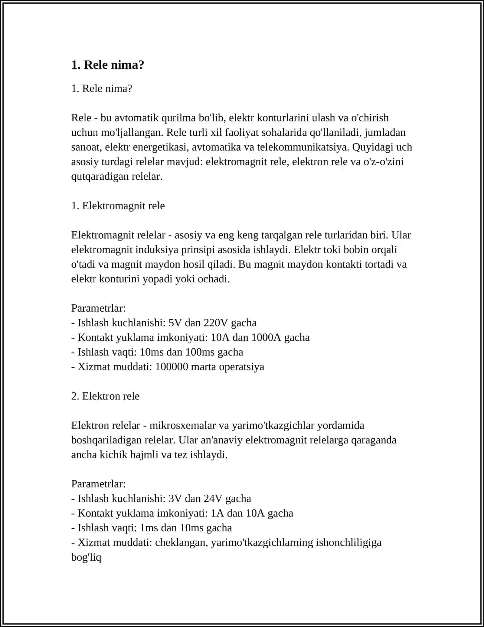 RELE 3
