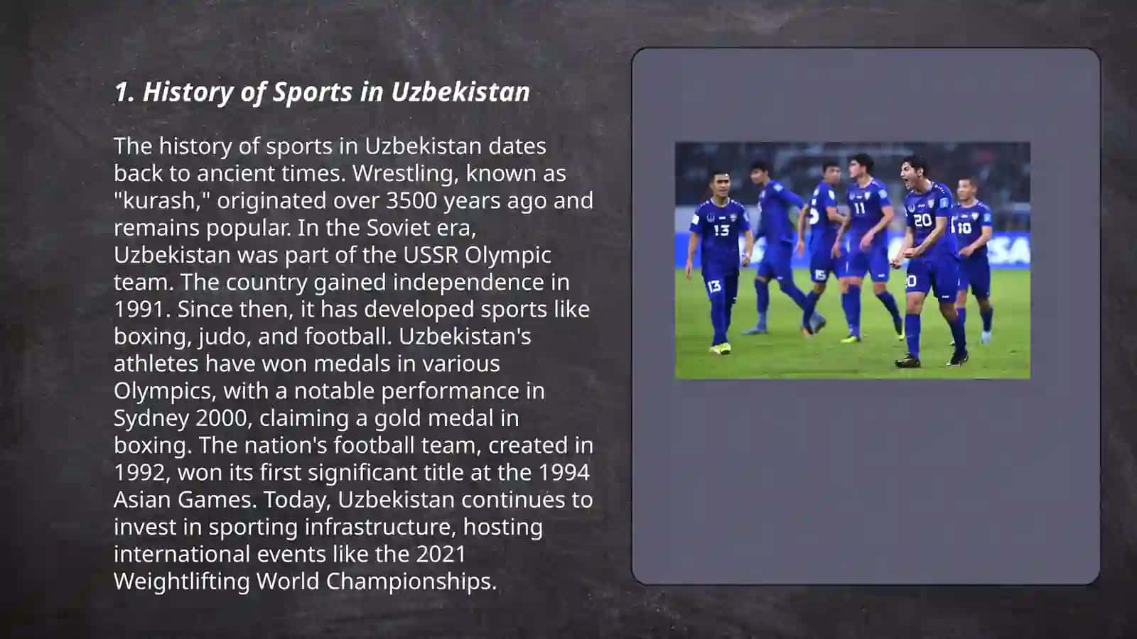 Sport in Uzbekistan 3