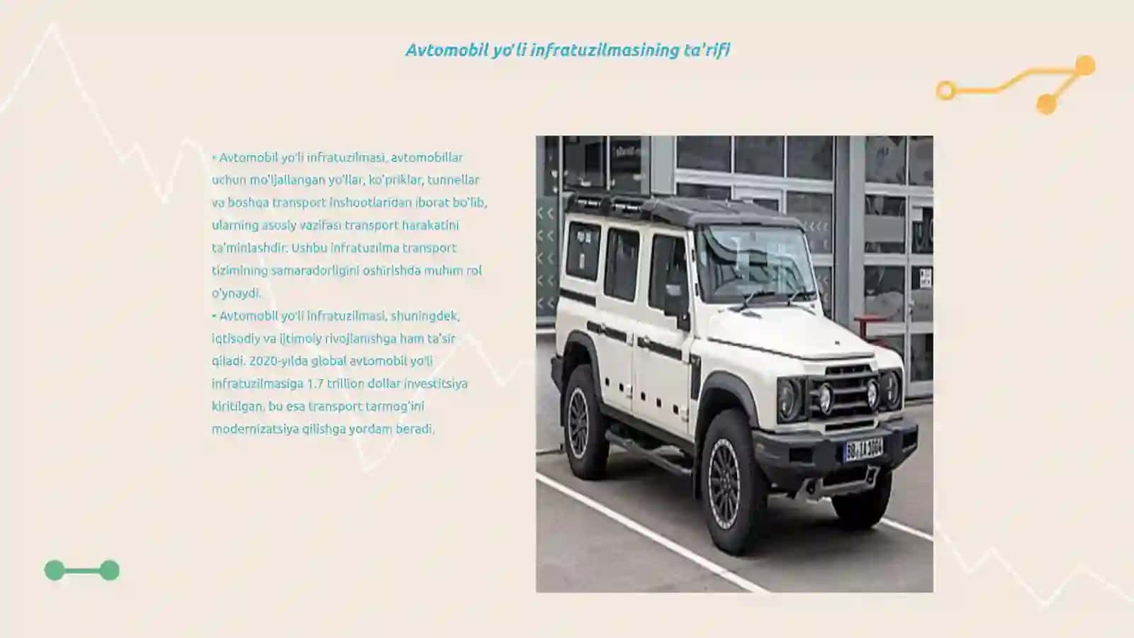 Avtomobil yoʻli infratuzilmasi 3