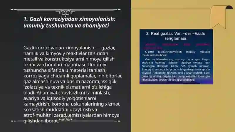 Gazli korroziyadan ximoyalanish 3