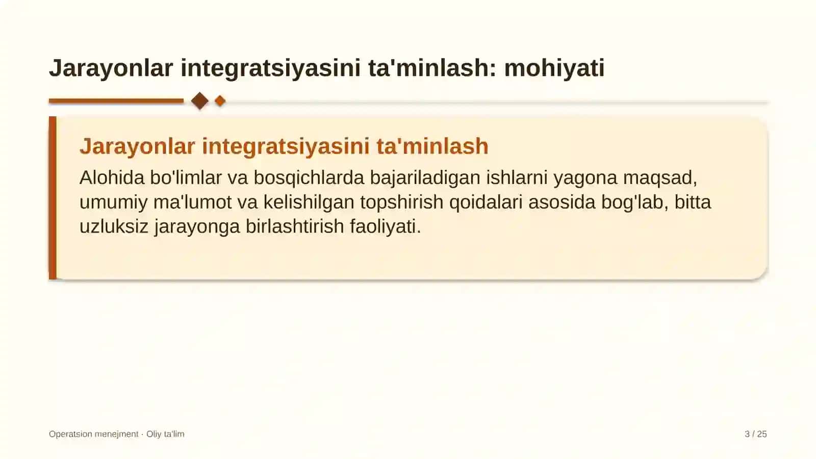 Elektronika sanoatida jarayonlar integratsiyasini ta'minlash 3