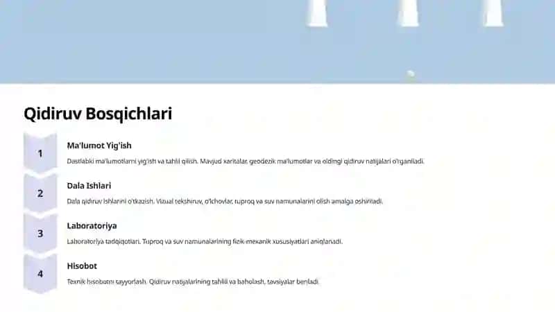 Ko'prikli O'tish Joylarini Texnik Qidiruvi 3