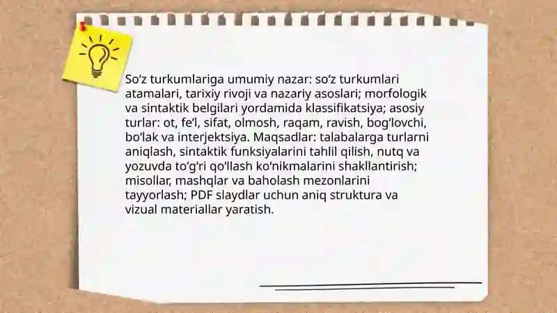 Soʻz turkumlari 3