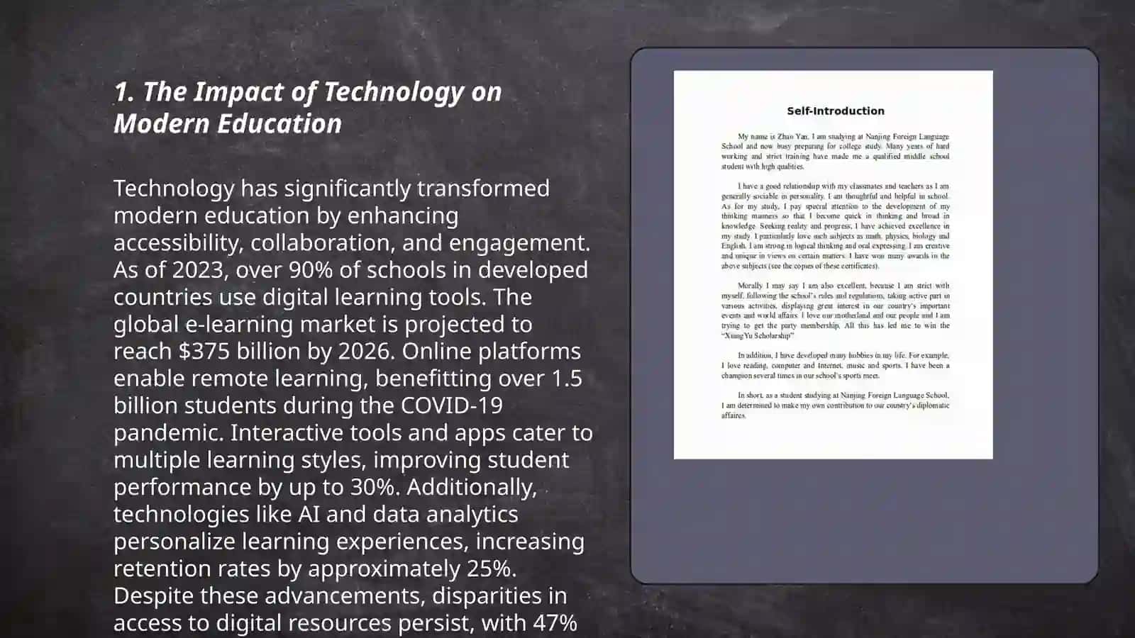 Introduction to essay 3