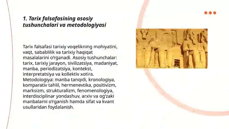 Tarix falsafasi. Svilizatsiya va madaniyat. 3