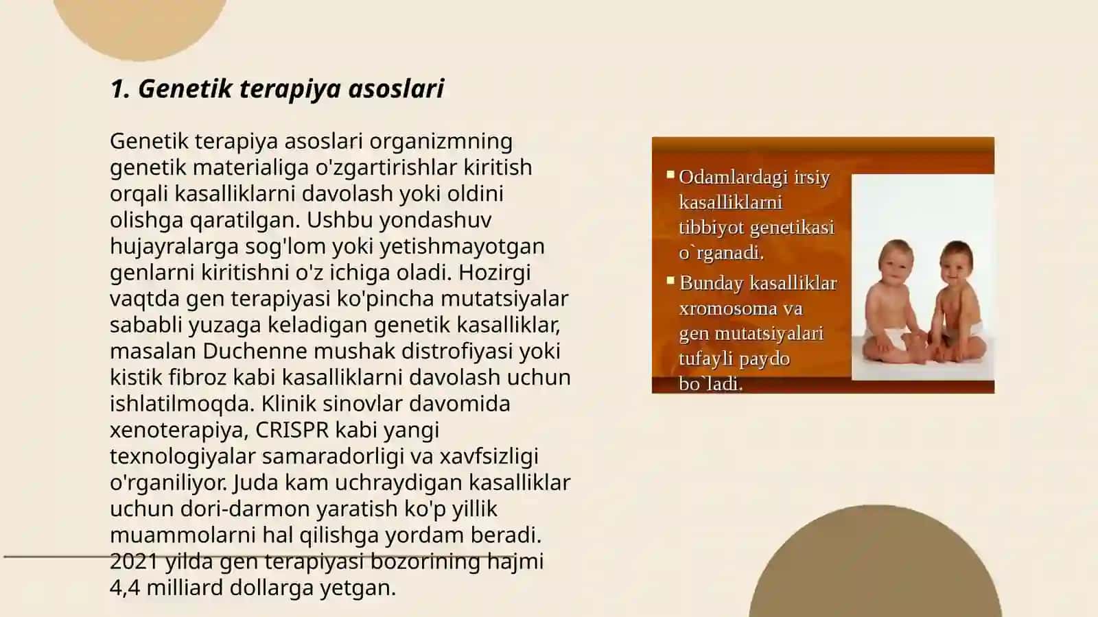 Genetik terapiya asoslari 3