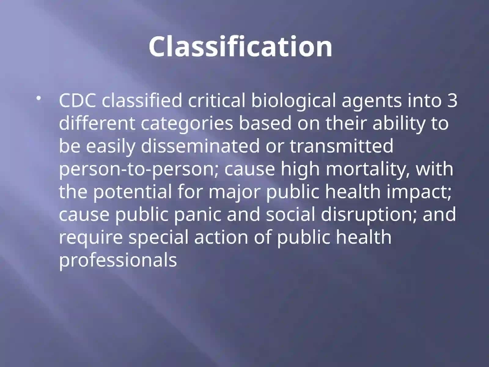 Bioterrorism 3