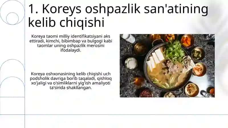 Koreya Oshxonasining Kelib Chiqishi 3