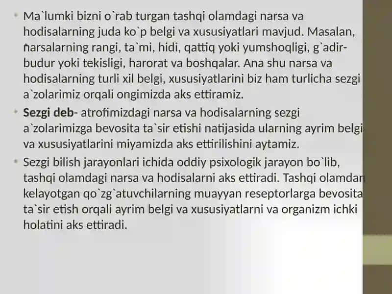 Sezgi va idrok 3