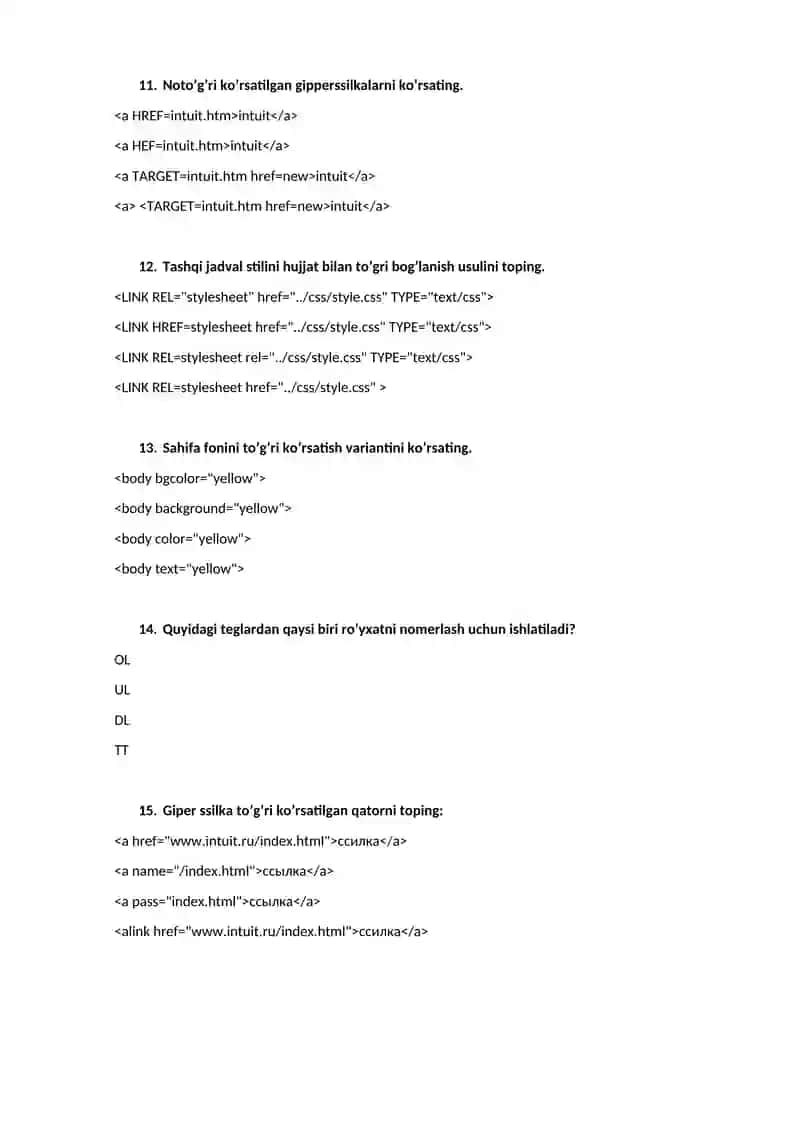 HTML darslik 3