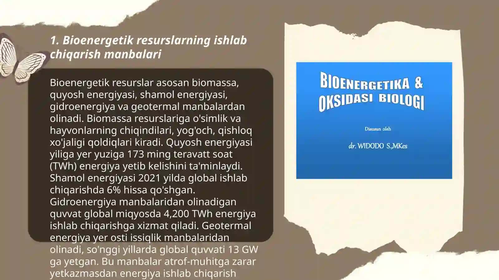 Bioenergetik resurslar 3