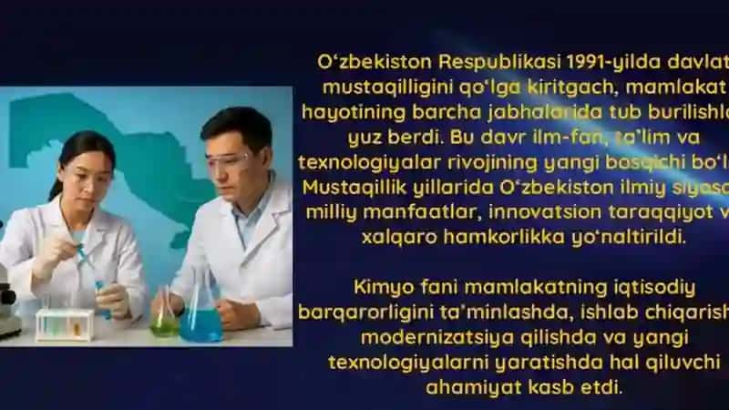 Oʻzbekistonda kimyo va uning tarixi 3