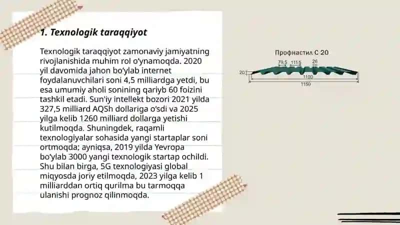 Texnologik taraqqiyot 3