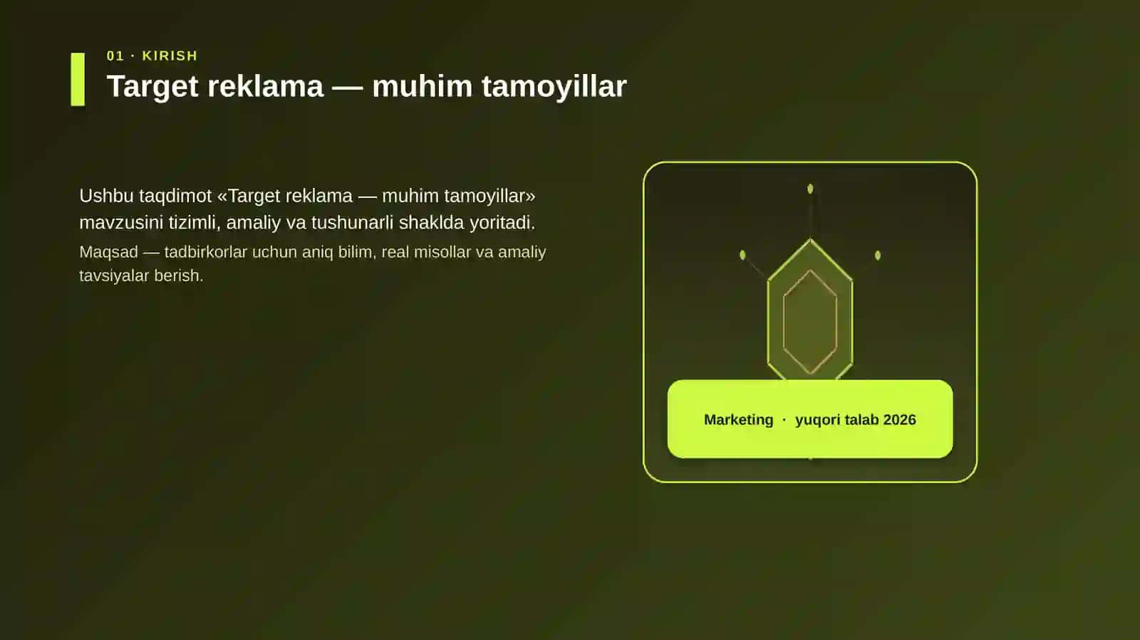 Target reklama — muhim tamoyillar 3