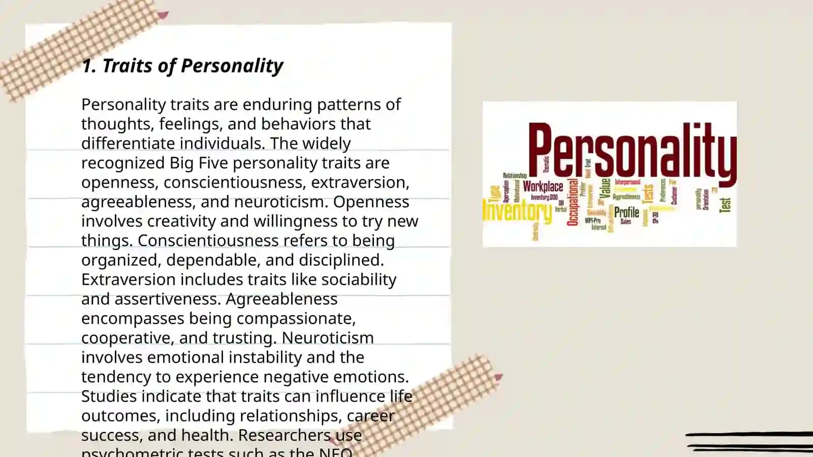 Personality 3