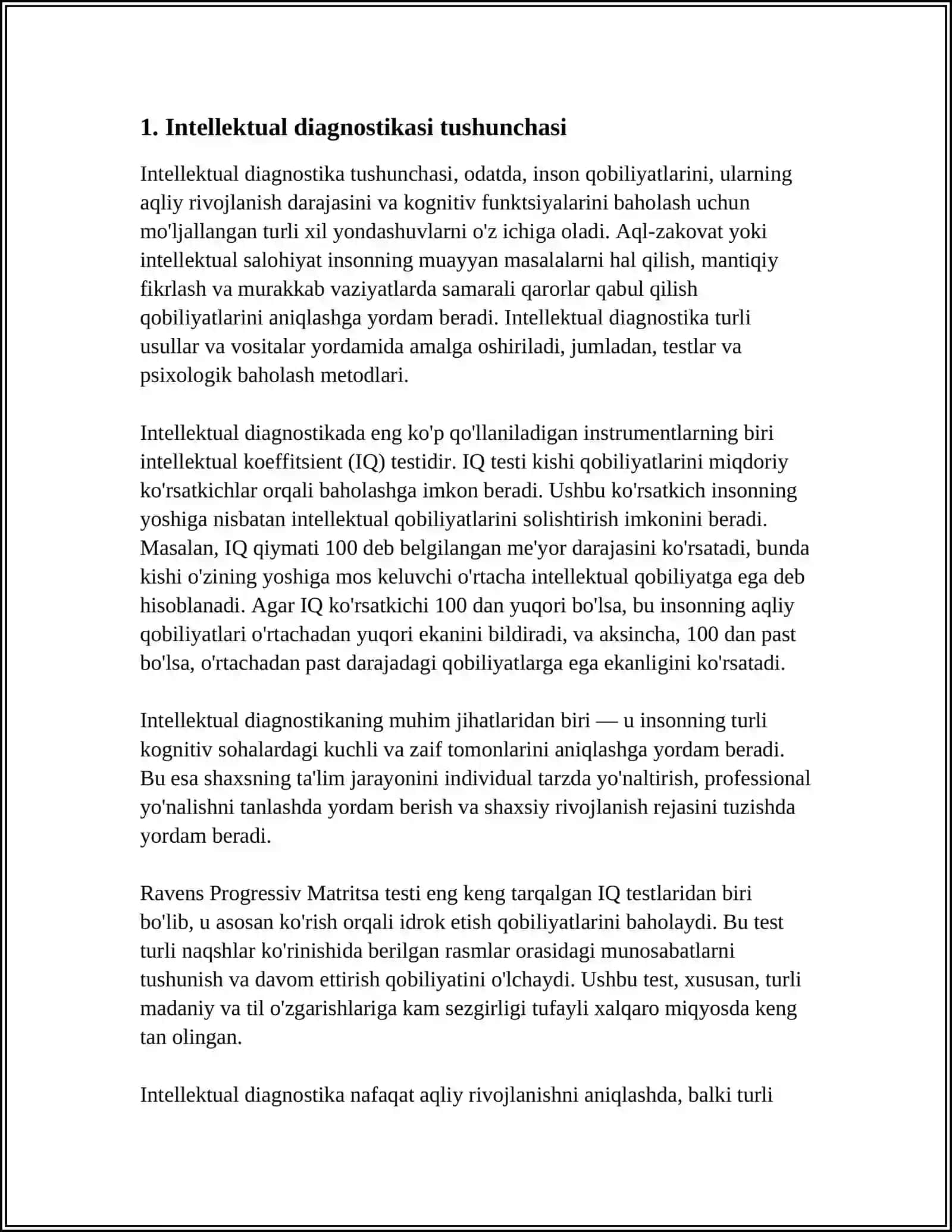 INTELLEKT DIAGNOSTIKASI 3