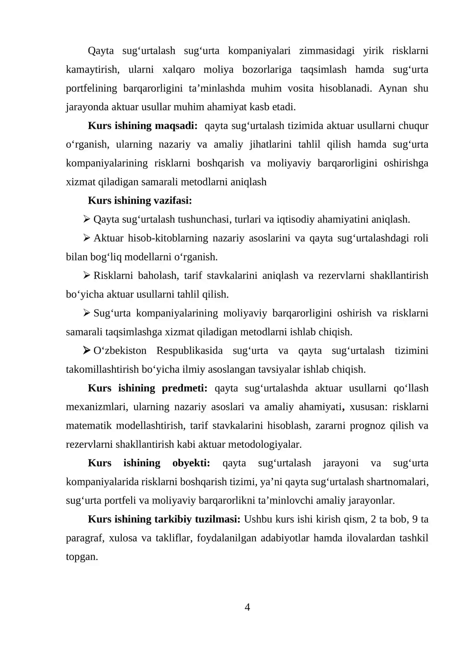 Qayta sug‘urtalashda aktuar usullar 3
