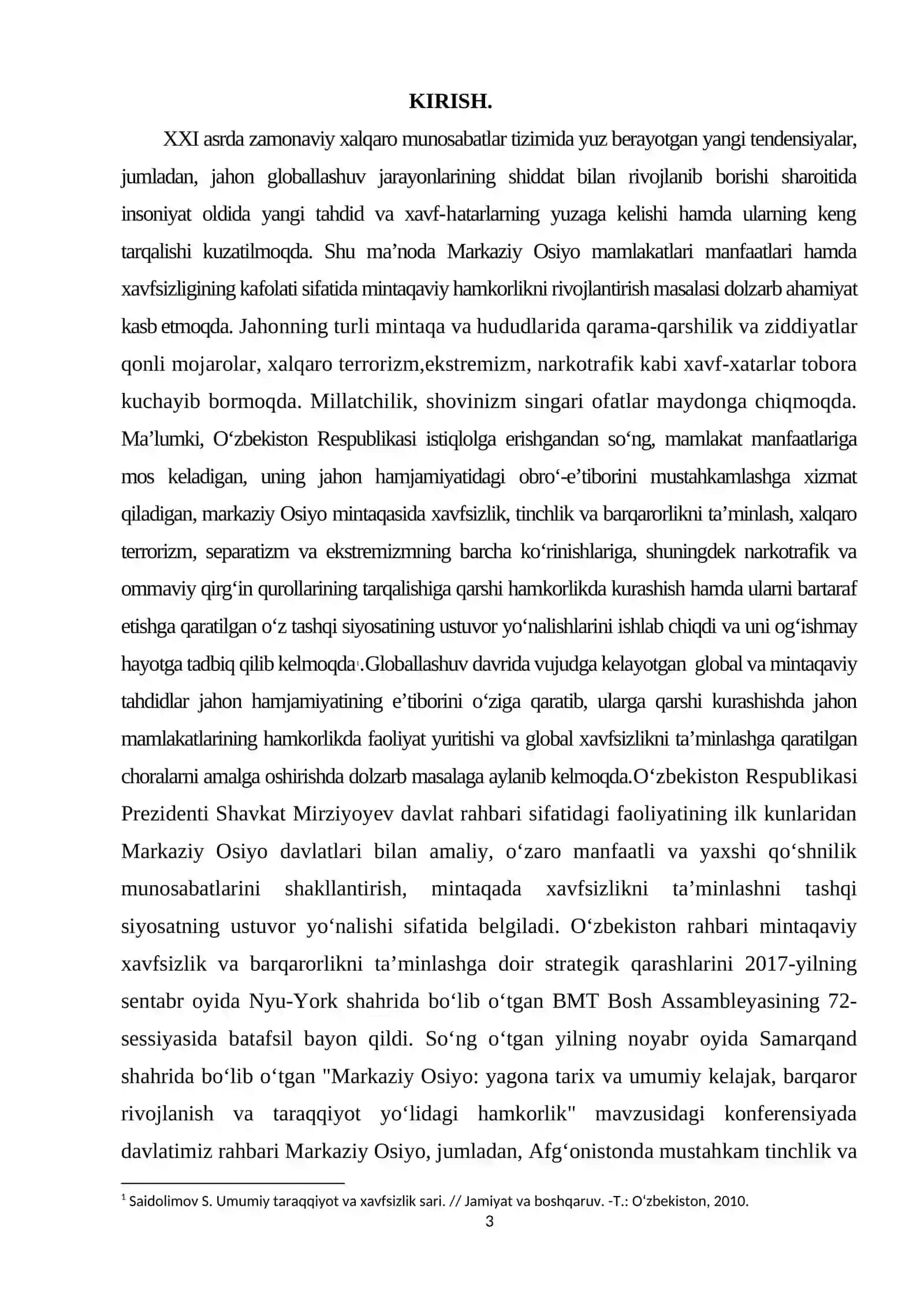 O’zbekistonning eng yangi tarixi 3