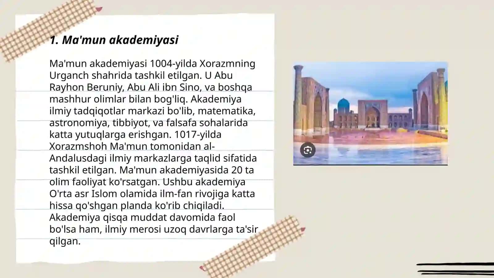 Ma'mun akademiyasi 3