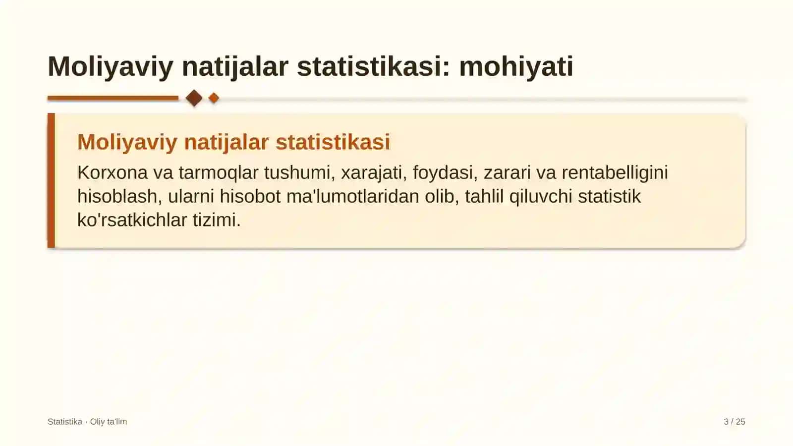 Avtosalonlarda moliyaviy natijalar statistikasi 3