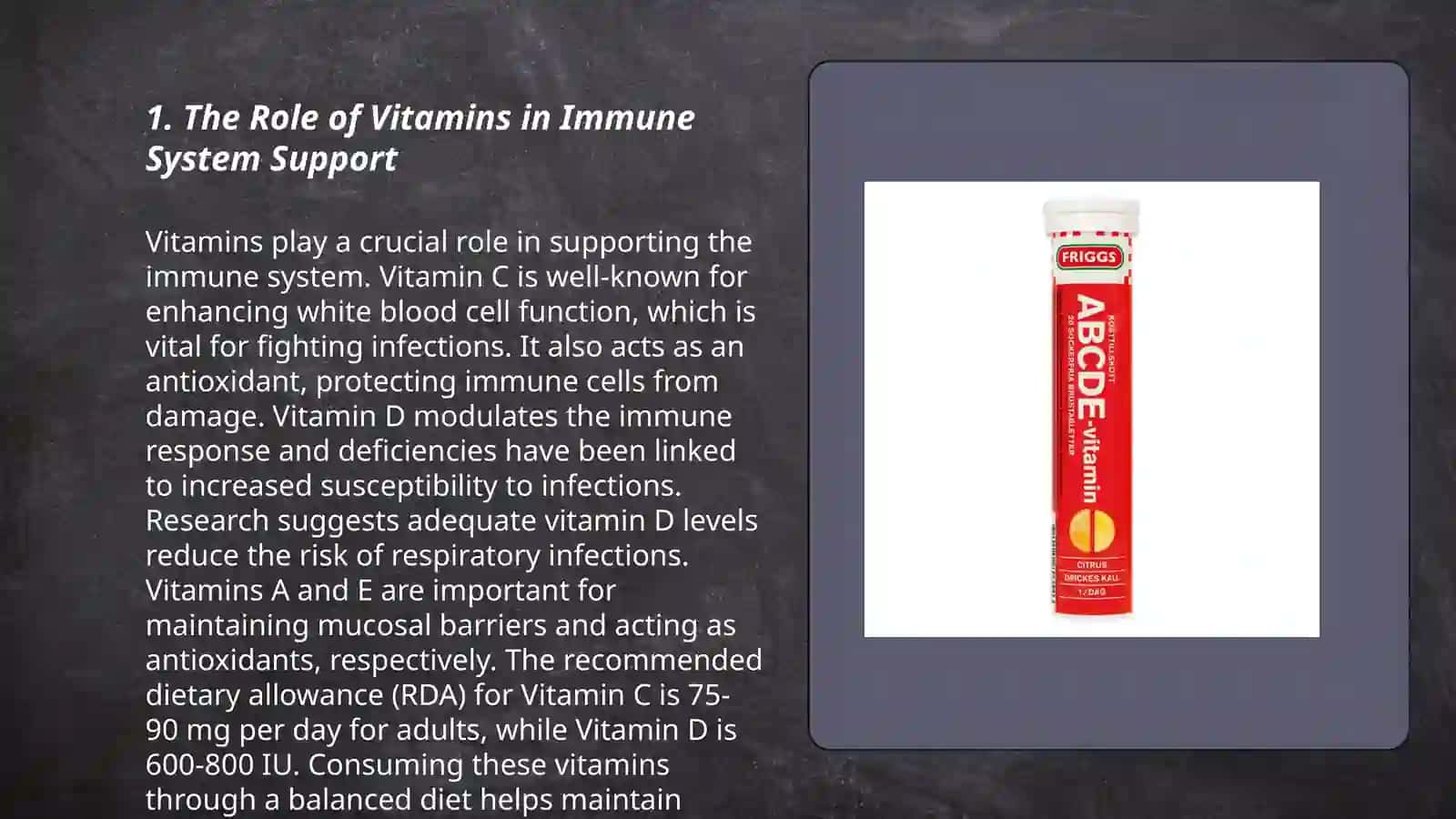 How Vitamins do wonders 3