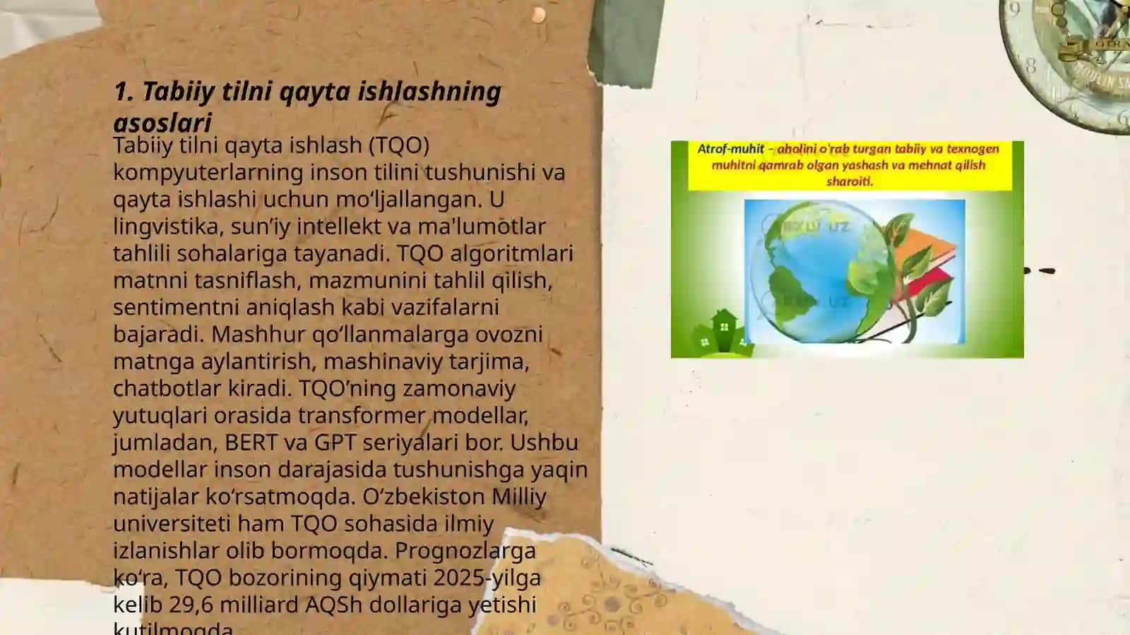 Tabiiy til interfeysi va generatsiyasi 3
