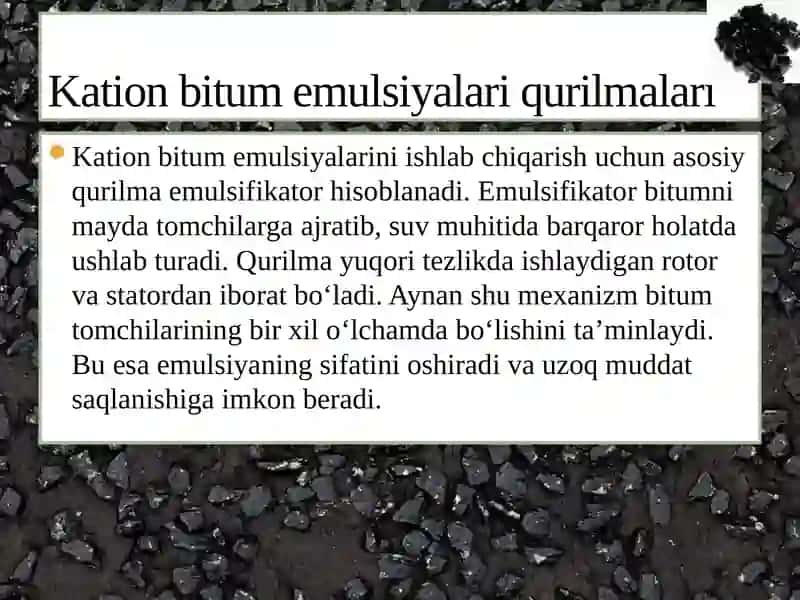 Kation bitum emulsiyalari 3