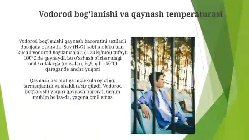 Vodorod Bog'lanishi 3
