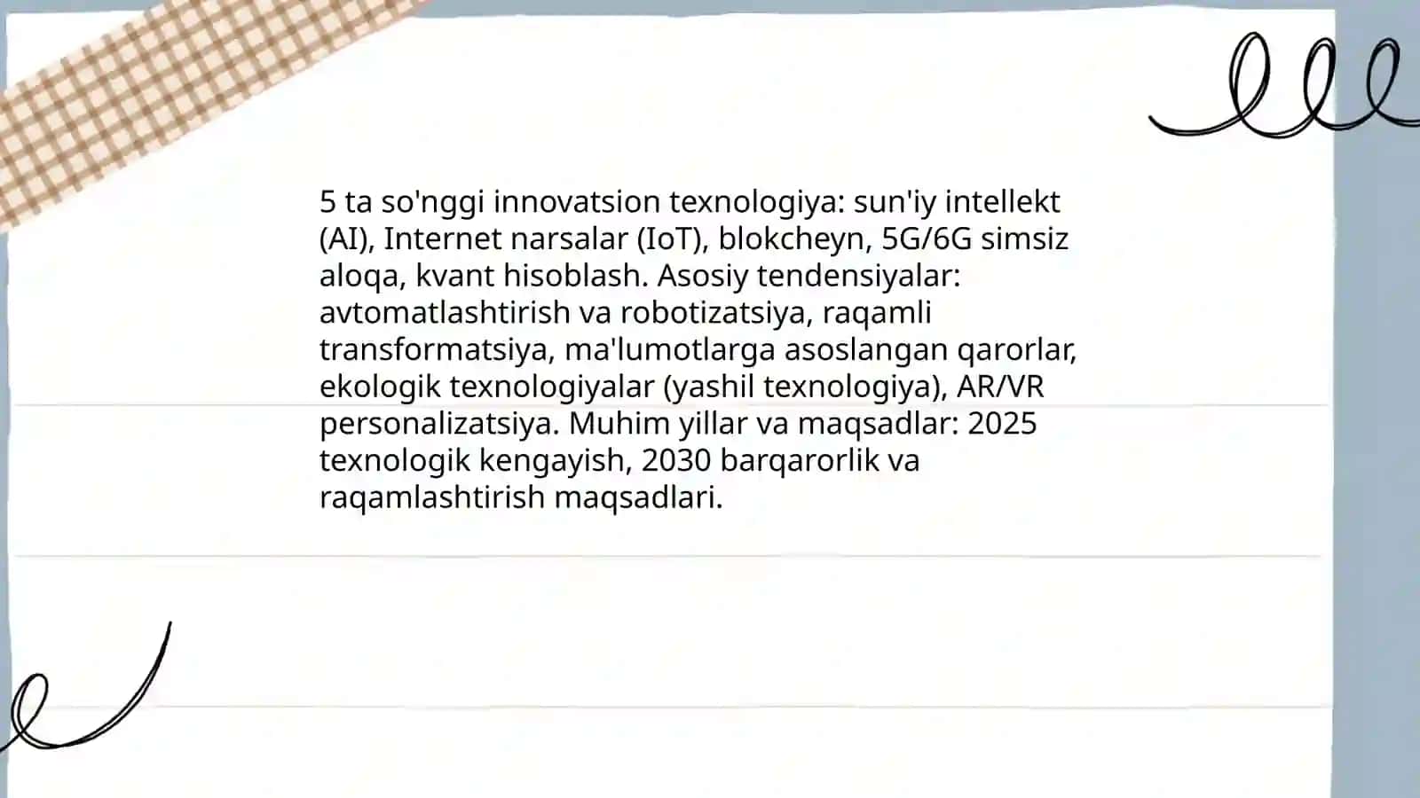 Sohaning innovatsion yangiliklari 3