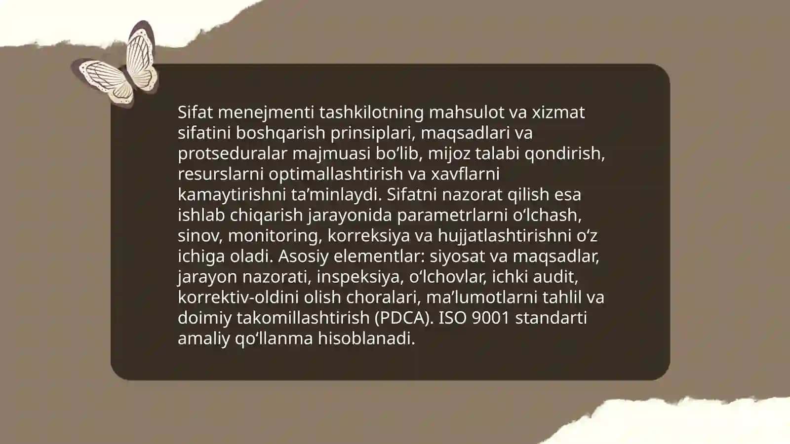 Sifatni nazorat qilish tizimi 3