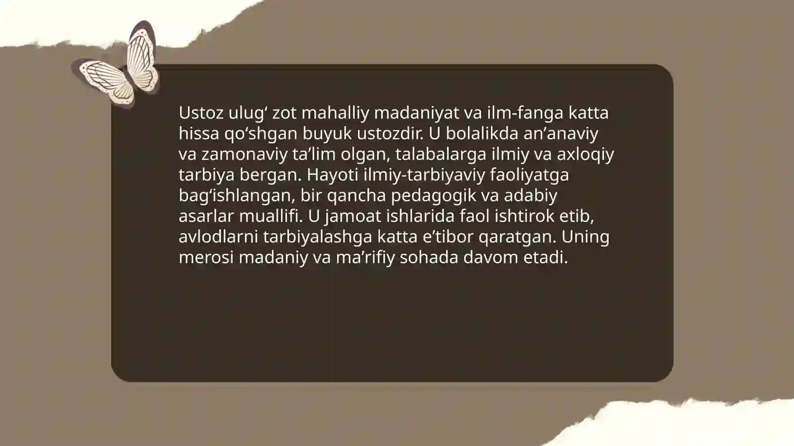 Ustoz ulugʻ zot 3