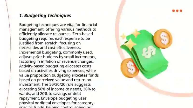 Budgeting Techniques 3