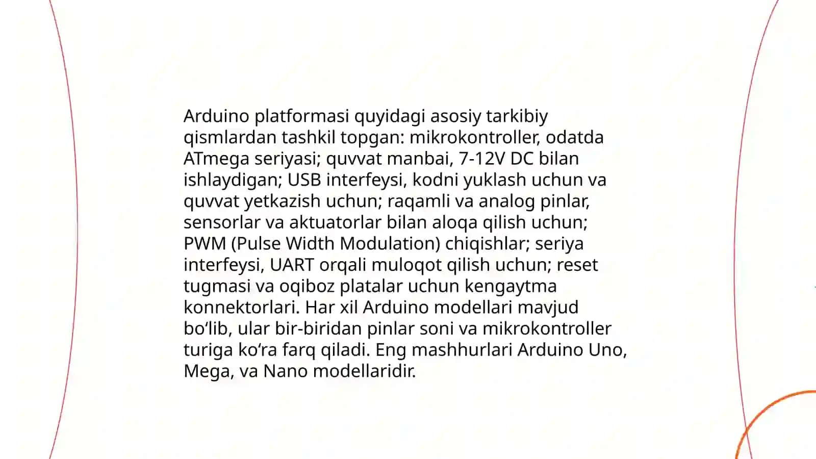 Arduino platformasi va uning imkoniyatlari 3