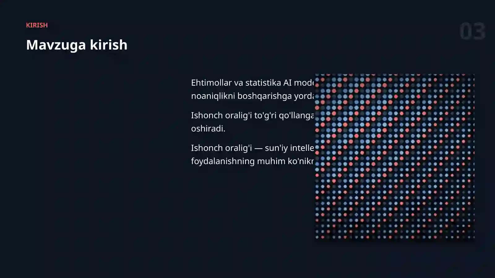 EHTIMOLLAR VA STATISTIKA 3
