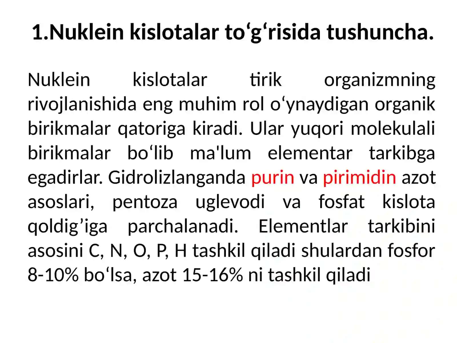 Nuklein kislotalar 3