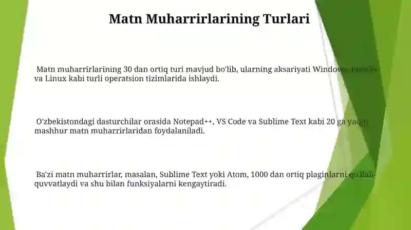 Matn muharrirlari 3