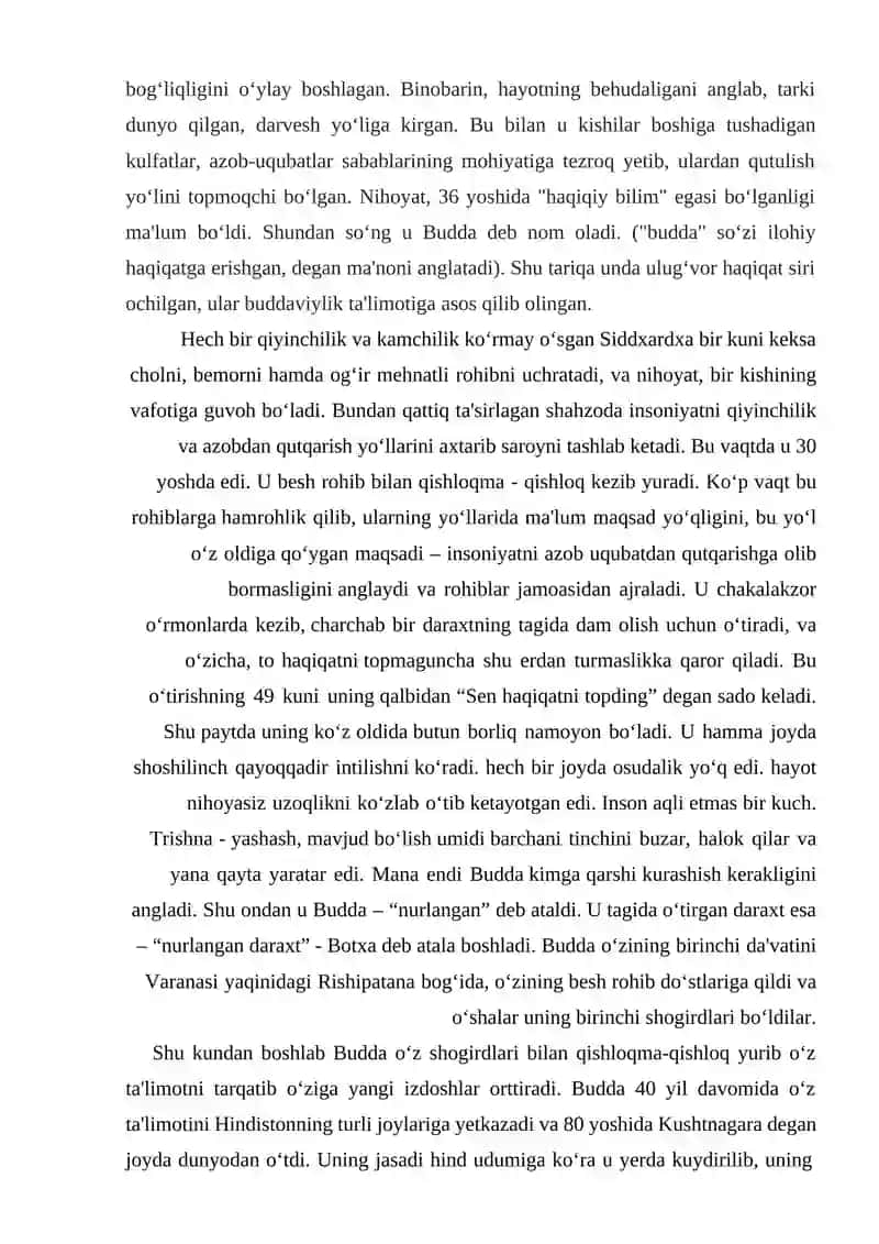 Buddaviylik Dinining Tarixiy Ildizlari 3