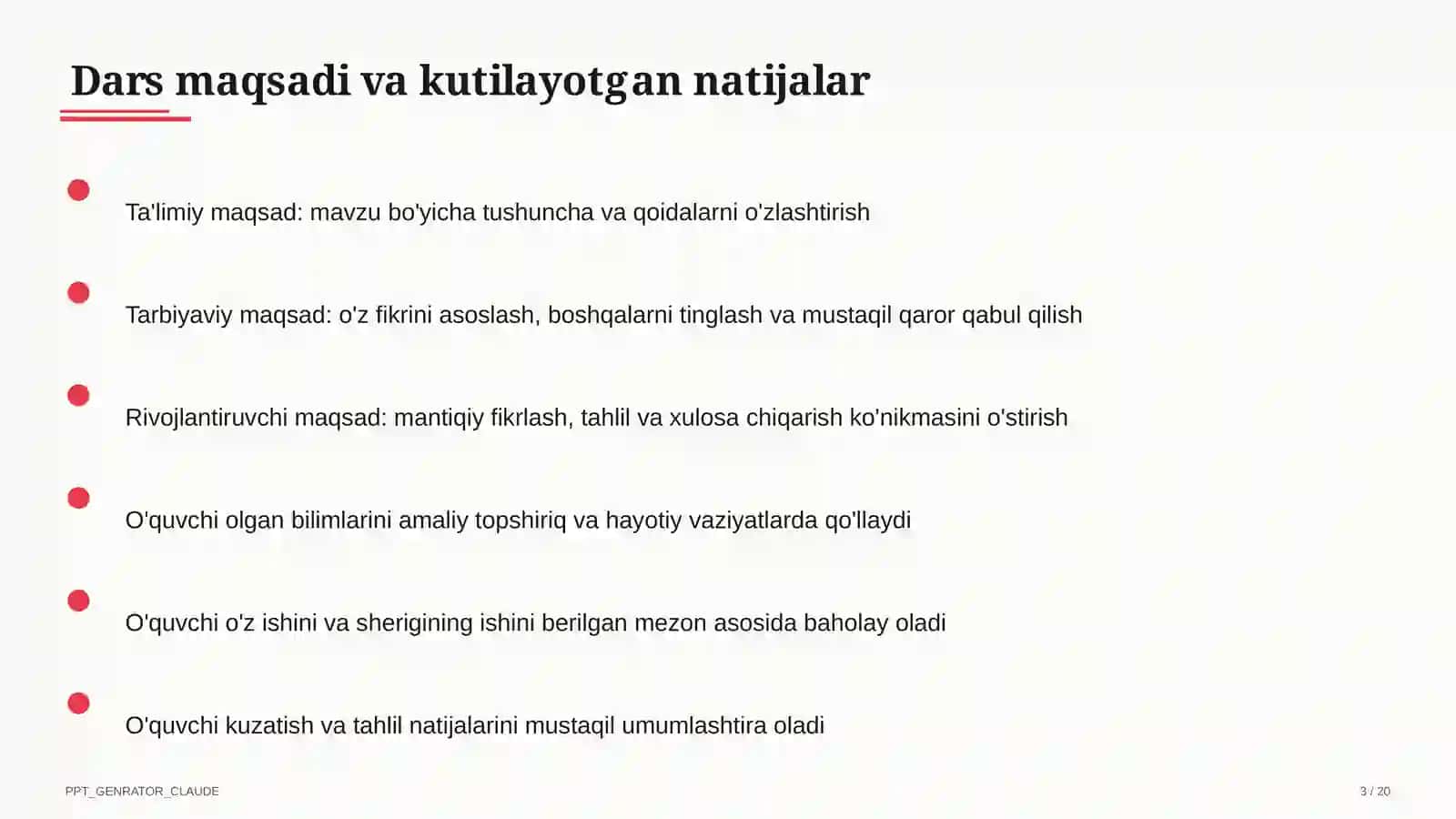 Ahmad Yugnakiy: Hibatul haqoyiq (7-sinf) 3