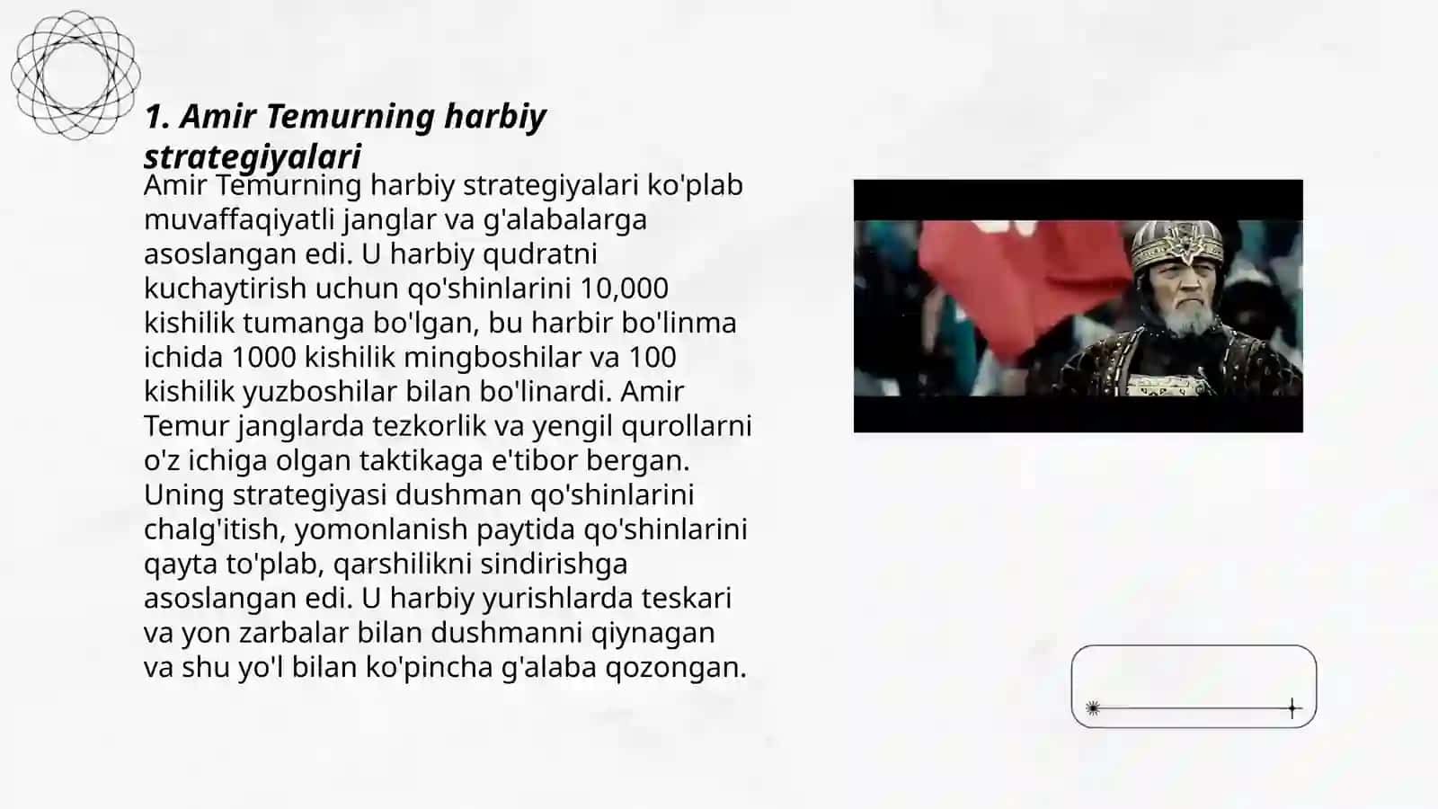 Amir Temurning harbiy strategiyalari 3