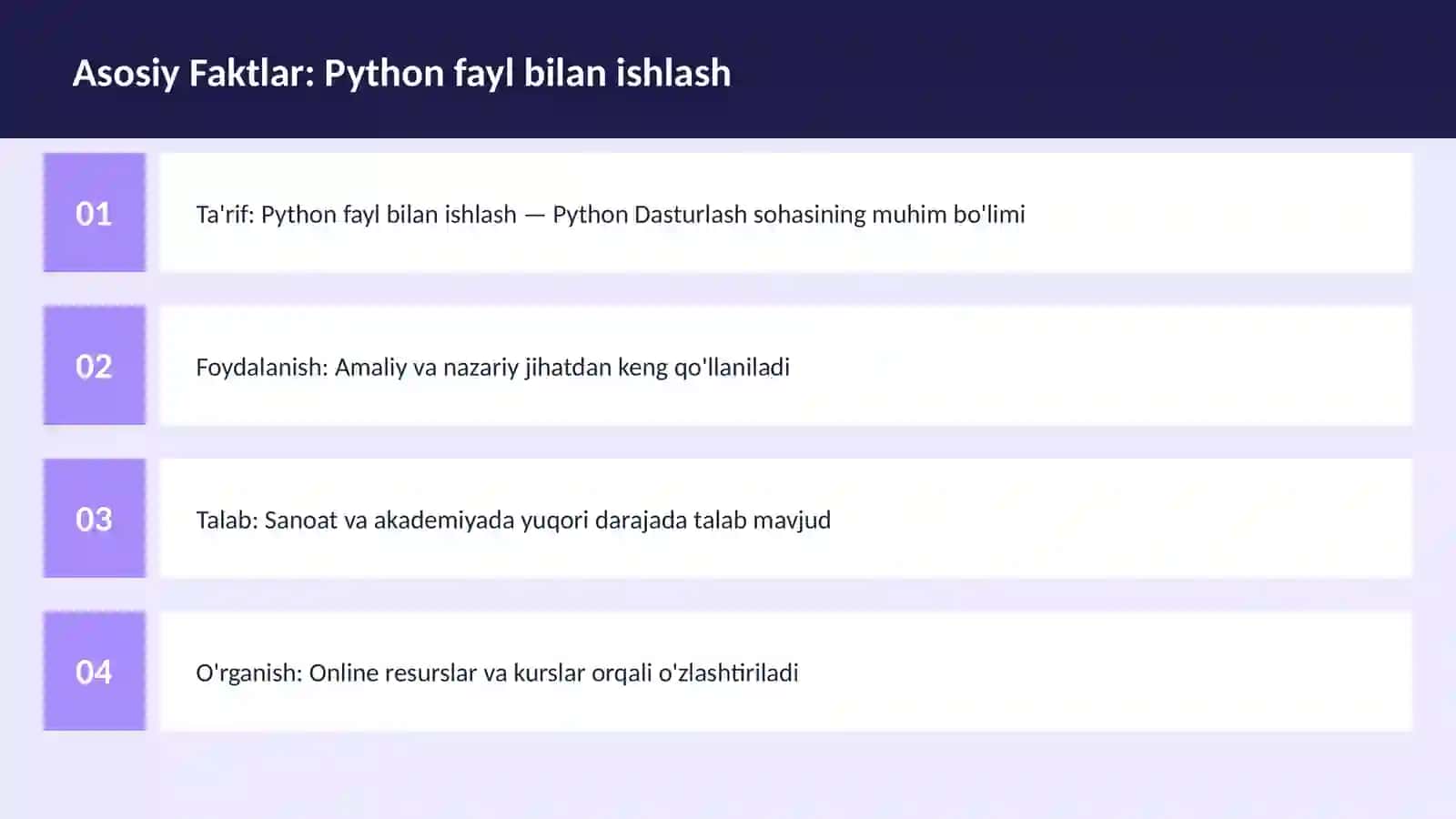 DASTURLASH | PYTHON DASTURLASH 3