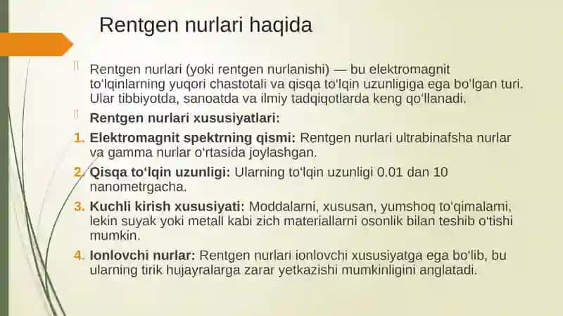 Rentgen nurlari 3