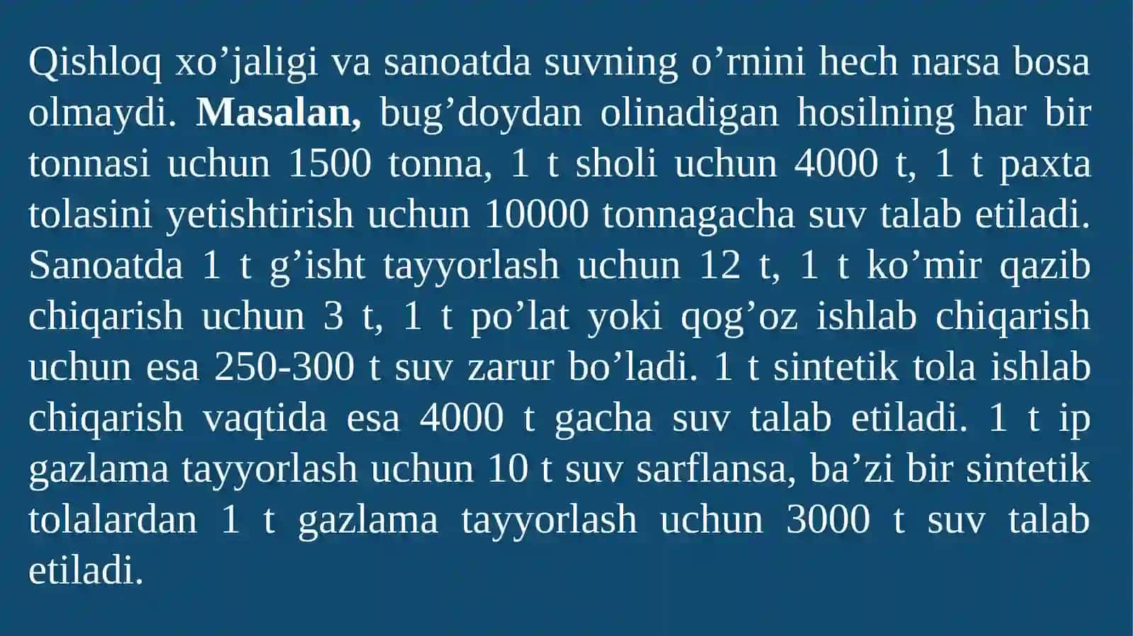 slayd Tabiatta suvning aylanishi 3