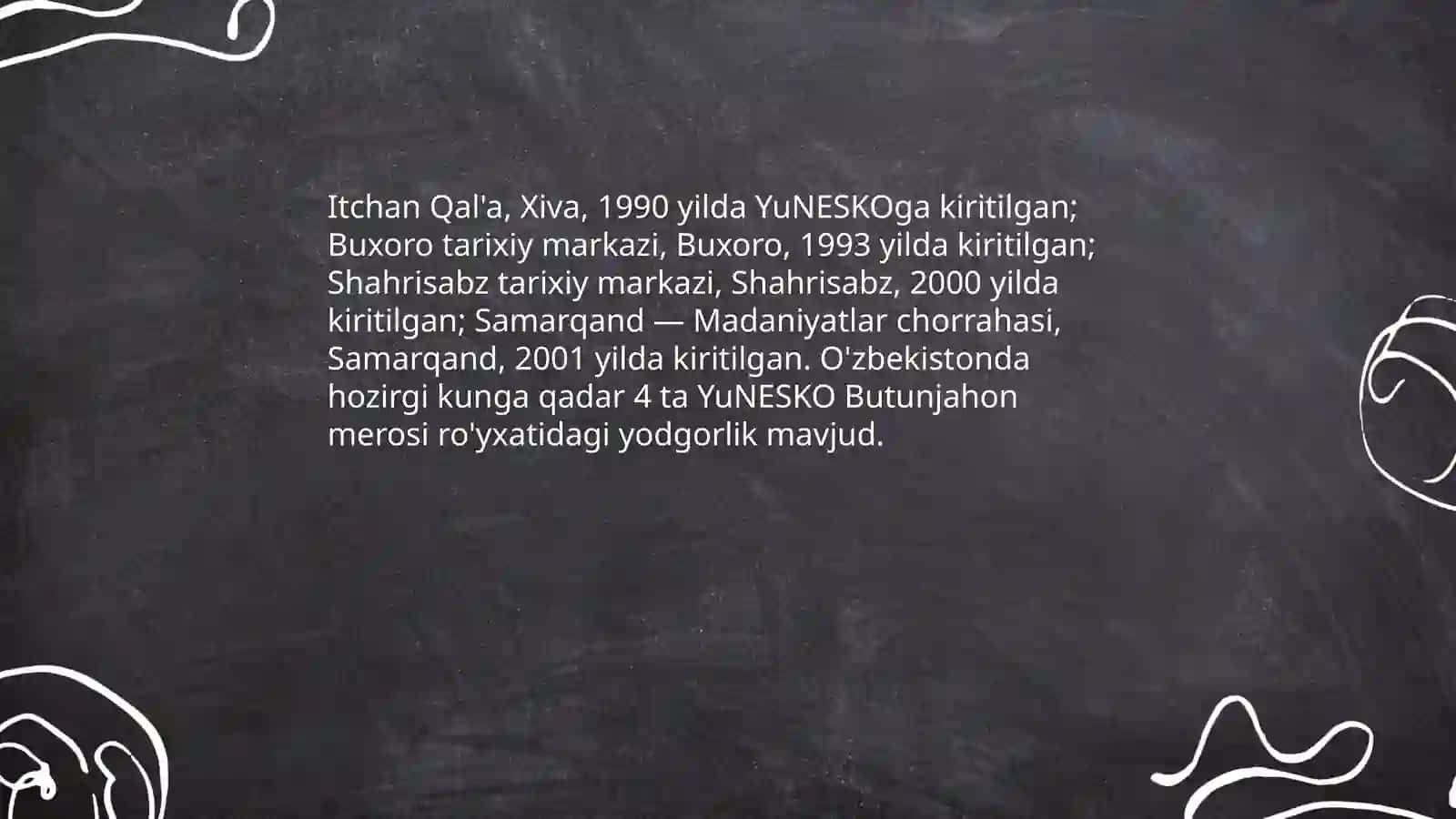 O'zbekiston madaniy meroslari 3