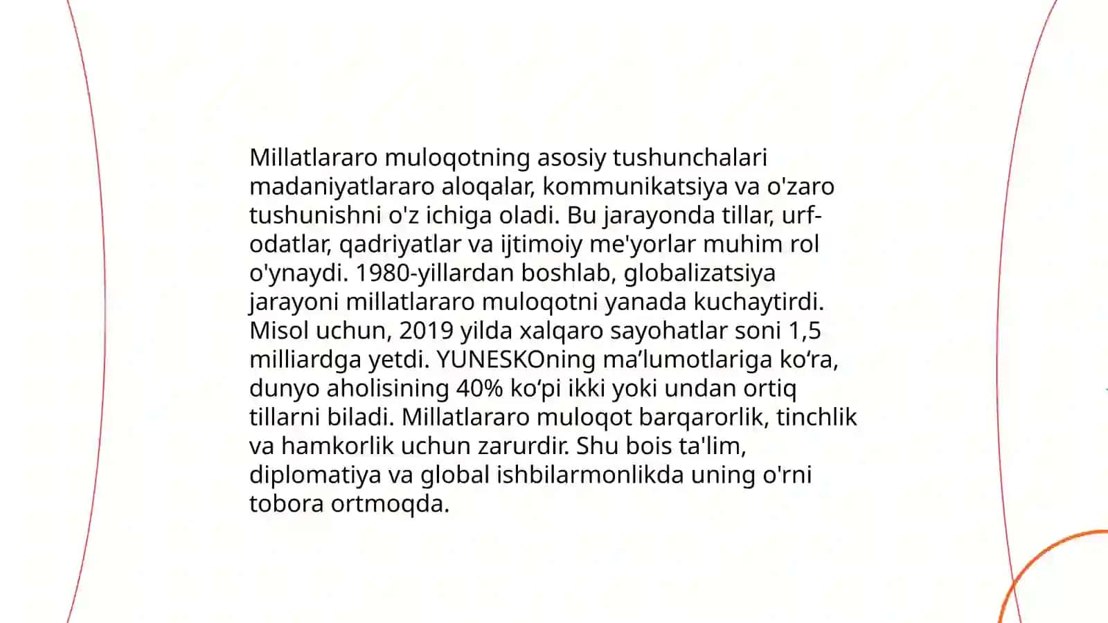 Millatlararo muloqot madaniyati 3