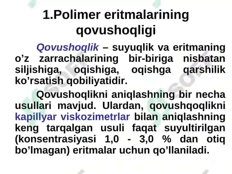 Polimer eritmalari 3