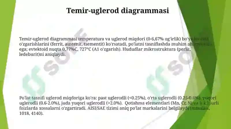 Po'latlar tasnifi 3