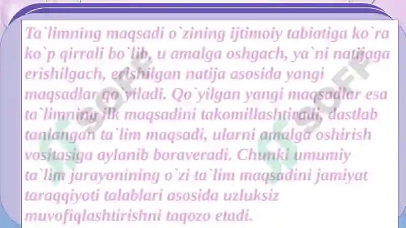 Taʼlimning maqsadi va vazifalari 3