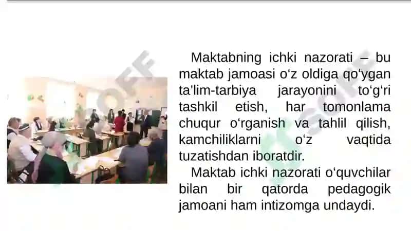 Ta'lim muassasalarida ijro intizomini taminlash usullari 3