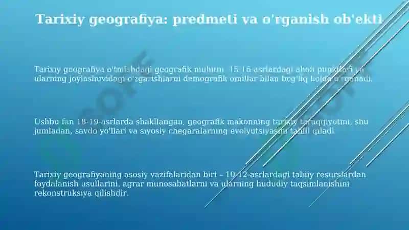 Tarixiy Geografiya Metodi 3